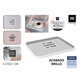 Bandeja de Melamina La Mediterranea 27x21 cm 3 surtidos brillo (18 Unidades) Precio: 47.49999958. SKU: B16CDTHAH5