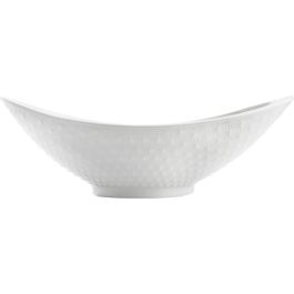Quid Fuente Porcelana Gastro Blanca, 4 Unidades, 28,2x15,5x9 cm, Resistente, Apta para Microondas y Lavavajillas