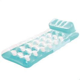 Intex Colchoneta hinchable con reposacabeza, 188 x 71 cm, colores surtidos, transparente con fondo colorido, 18 alojamientos posavasos Intex Colchoneta hinchable con reposacabeza, 188 x 71 cm, colores surtidos, transparente con fondo colorido, 18 alojamientos posavasos