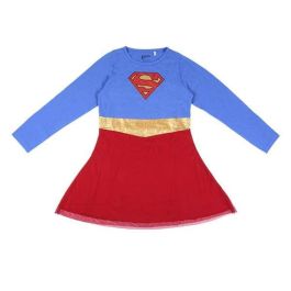 Vestido Superman Azul Rojo 12 Años