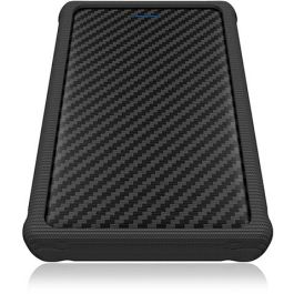 ICY BOX Adaptador 2.5" SATA a USB 3.0 Host, 6cm, sin tornillos, con funda de silicona
