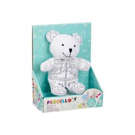 Pincello Peluche Colorear Oso 17x21x12 cm Blanco y Negro (8 Unidades) Pincello Peluche Colorear Oso 17x21x12 cm Blanco y Negro (8 Unidades)
