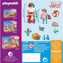 Playmobil Spirit Indomable Joven Fortu Y con su Madre Milagros Set de Picnic y Accesorios