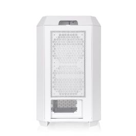 Thermaltake The Tower 250 Snow Mini Torre PC Blanco con Pantalla LCD 3.9 Pulgadas y Soporte para Discos 2.5/3.5"
