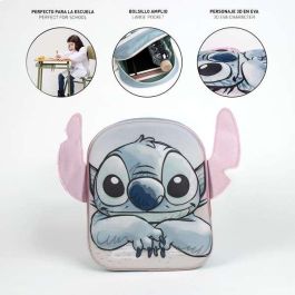 Mochila infantil 3D aplicaciones stitch 22.0 x 27.0 x 1.0 cm