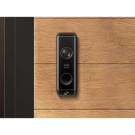 Eufy Video Doorbell Dual Timbre de Video Inteligente – Add-on, Negro, Wi-Fi, 2K HD, IP65, 6 Meses de Batería