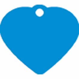 Placa identificativa para collar Imarc Heart Azul