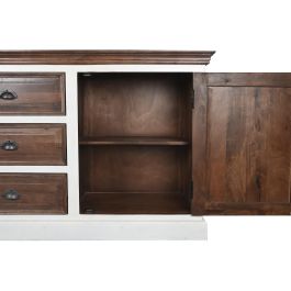 Buffet Tradicional DKD Home Decor Marron Oscuro Blanco 46 x 83 x 180 cm Buffet Tradicional DKD Home Decor Marron Oscuro Blanco 46 x 83 x 180 cm