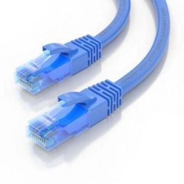 AISENS - CABLE DE RED LATIGUILLO RJ45 CAT.6 UTP AWG26 CCA, AZUL, 0.75M