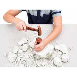 Clementoni Archéo Ludic T-Rex fosforescente - Kit de excavación de fósiles para niños a partir de 7 años