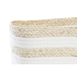 Cesta DKD Home Decor Blanco Beige 20 x 18 x 28 cm Cesta DKD Home Decor Blanco Beige 20 x 18 x 28 cm