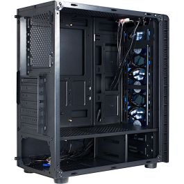 Inter-Tech CXC2 Blue Midi Torre Sin Fuente de Alimentación