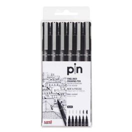 Uniball Pin-200S-6P Rotulador Calibrado Negro, Estuche 6 Unidades con Trazo 0.03, 0.05, 0.1, 0.3, 0.5, 0.8 mm Precio: 7.58999967. SKU: S8419071