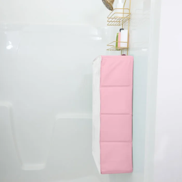 Bright Starts Disney Baby Minnie Bañera Plegable para Bebé Portátil con Forro Impermeable, Fácil de Limpiar y Drenar