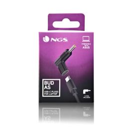 NGS BUD-AS Pack 5 Clavijas Adaptadoras de Carga USB-C a DC para Portátil Asus - Varias Medidas