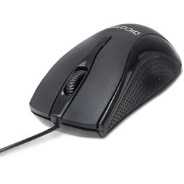 DICOTA D32011 Ratón USB Tipo A, 1200 DPI, Ambidextro, Negro