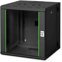 Digitus Carcasa de pared Unique 12U 643x600x600mm, Bastidor giratorio, 80kg, Acero, Negro, IP20 Precio: 384.49999995. SKU: B1B8HY5SW5