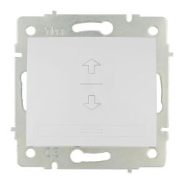 Solera Interruptor de persiana Europa 10A 250V Blanco ERP21