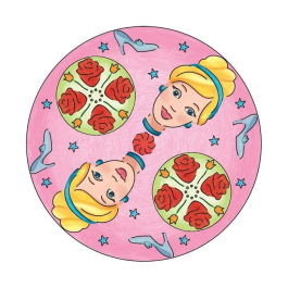 Ravensburger 4005556238477 Princesas Disney Mandala Midi Rompecabezas A partir de 6 años