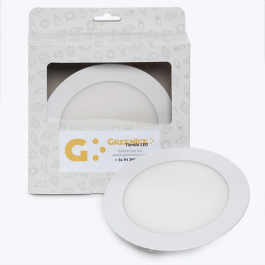 HO-PLCIR9W-WW-EP02 Placa LED Circular 9W 673Lm Blanco Cálido 2700K Estuche Personalizado 40000H