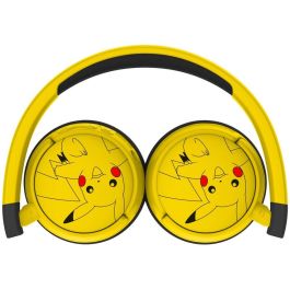 OTL TECHNOLOGIES Auriculares Inalámbricos Pikachu Pokemon Bluetooth ANC Diadema Ajustable y Almohadillas Suaves para Niños y Dispositivos Múltiples