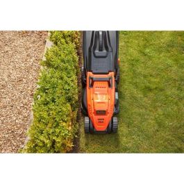 BLACK & DECKER BEMW461BH Cortacésped Eléctrico 34cm 1400W con Mango de Bicicleta