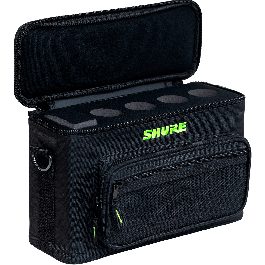 SBG Funda de Transporte Acolchada de Nylon 600D para 4 Micrófonos con Correa y Bolsillo Exterior - 33x21x15.25cm