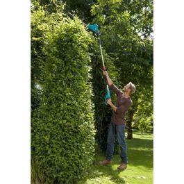 Gardena THS 500 Cortadora de Setos Eléctrica 500W, 48cm de Cuchilla, Telescópica hasta 3.5m, Cabezal Inclinable 90° para ramas de 18mm