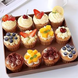 Algon Set de 50 Moldes para Horno de Papel, 5x4 cm (36 Unidades)