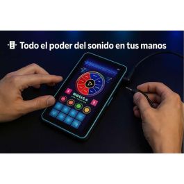 iDance Mini Mesa de Mezclas Tablet Portátil 2,2x24,5x14 cm