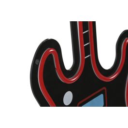 Decoracion Luminosa Urban DKD Home Decor Negro Rojo 1.5 x 63 x 28 cm (2 Unidades)