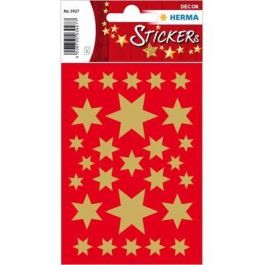 HERMA 3927 Etiquetas Decorativas de Estrellas Doradas, Papel, Adhesivo Permanente, para Niños, Navidad, 81 Piezas Precio: 12.89000053. SKU: B12HQFZJ7F
