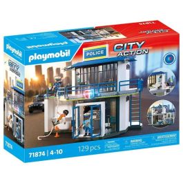 Playmobil Comisaría de Policía con Sala de Investigación | Set de Juego de Rol para Niños, +3 años, Material Plástico