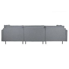 Sofá Chaise Longue DKD Home Decor Gris Metal Moderno 276 x 152,5 x 84 cm