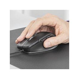3DConnexion CadMouse Compact Ratón Óptico USB Tipo A, Negro para Oficina, 7 Botones Programables, Diestro