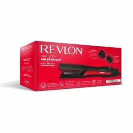 Revlon RVDR5330E Secador y Plancha de Pelo 2 en 1 de Aire Caliente One Step Air Straight para Secar y Alisar Simultáneamente