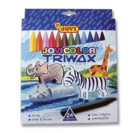Jovi Ceras Jovicolor Triwax 82 mm Colores Surtidos Estuche 24 Ud Precio: 6.69000046. SKU: B15XJA9EE2