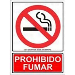 DUVER 2100 Señal de Plástico "Prohibido Fumar" Homologada según Nueva Ley 297x210 mm DUVER 2100 Señal de Plástico "Prohibido Fumar" Homologada según Nueva Ley 297x210 mm Precio: 11.49999972. SKU: B14CB4X3Q2