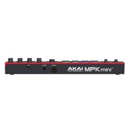 Akai Professional Controlador MIDI MPK Mini IV, 25 Teclas, 8 Pads RGB Retroiluminados, Pantalla a Color, USB-C, Color Negro