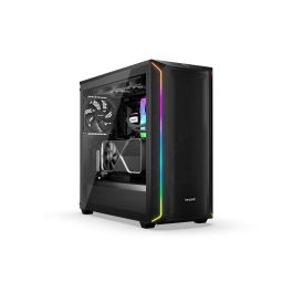 be quiet! SHADOW BASE 800DX Black Midi Tower PC Negro con Ventana Lateral e Iluminación Multi-Color, Soporte EATX