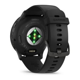 Garmin GAR1701825584298 Reloj GPS conectado Venu 3 35,4 mm (1.4) Acero gris caja negra correa silicona negra
