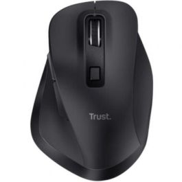 Trust 25708 Ratón Ergonómico Inalámbrico Fyda Multidispositivo Bluetooth Recargable Hasta 2400 DPI para PC/Portátil/Tablet
