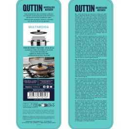 Quttin Tapa para Sartén de Vidrio Rubber 24 cm, 26 cm, 28 cm