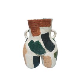 DKD Home Decor Jarrón Moderno de Resina Multicolor 18 x 32.5 x 26.5 cm Precio: 31.50000018. SKU: B18DT85NLQ