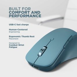 Ratón Lenovo GY51P14335 Azul Negro Turquesa 2400 dpi