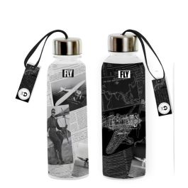 DKD Home Decor Botella Vintage 550ml Borosilicato e Inox, Cierre Hermético, Apto Lavavajillas/Microondas, Negro Blanco, Pack 6 Unidades Precio: 22.33902. SKU: B1BH5JBYNQ