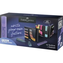 Faber-Castell Rotuladores Fluorescentes Textliner 46, Set de 16 Unidades Colores Surtidos (Metálicos, Neón, Pastel) Trazos 1-5 mm Precio: 17.89000004. SKU: B13A6WEFPA