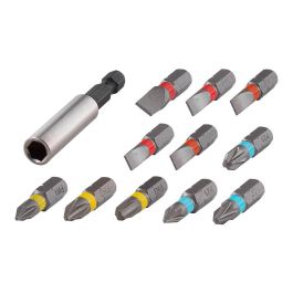 Wolfcraft Juego de puntas solid 2445000 con portapuntas magnético y 11 puntas ranura, 12 piezas Precio: 12.94999959. SKU: S7909603