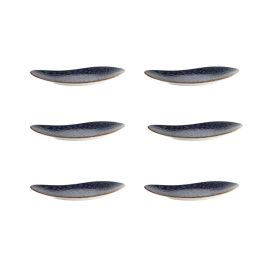 Moon Blue Plato Oval 21X12X3 Cm (6 Unidades) Moon Blue Plato Oval 21X12X3 Cm (6 Unidades)