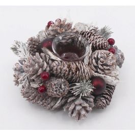 Portavelas Navideño DKD Home Decor (19 x 19 x 9 cm) Precio: 7.49999987. SKU: B16DKF3BJH